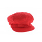 Cap gavroche Lin liberty red 