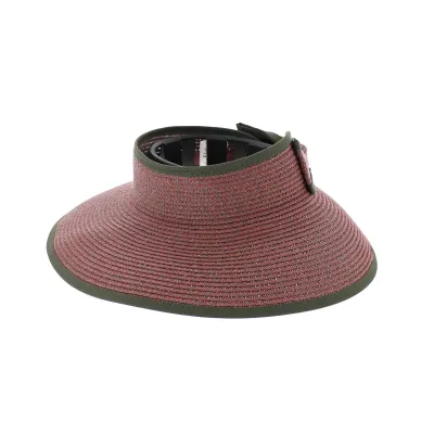 Pink brimless straw sun hat - women's hat Reference: 7528 | Traclet Hat Shop