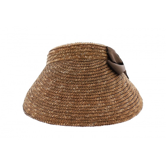 Visière paille Flechet pain brulé Visière paille Flechet pain brulé