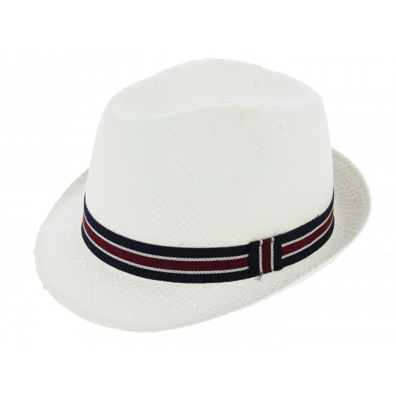 Carpinetto White Paper Straw Children's Hat - Crambes