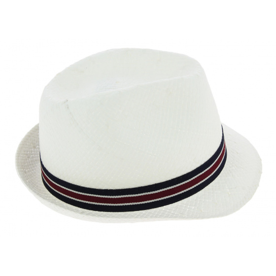 Carpinetto White Paper Straw Children's Hat - Crambes