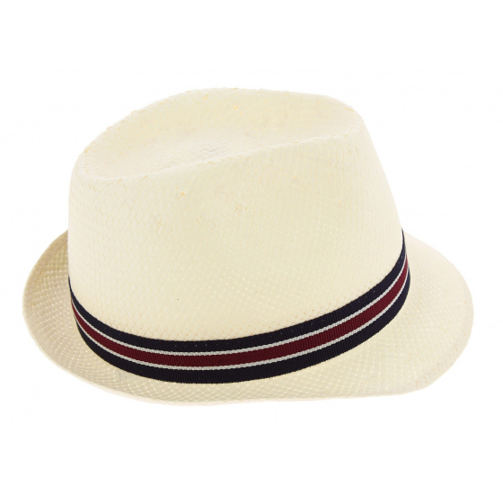 Children's Carpinetto Hat Paper Straw Off-White - Crambes
