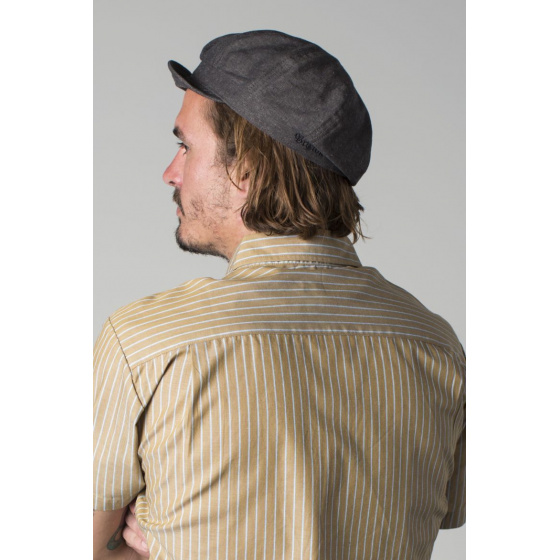 Casquette Gavroche Thirsty Coton Noir Délavé - Brixton