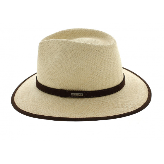 Chapeau en Paille Groton Panama Stetson Chapeau en Paille Groton Panama Stetson