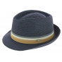 Trilby Spérone Straw Hat Blue Paper - Bugatti