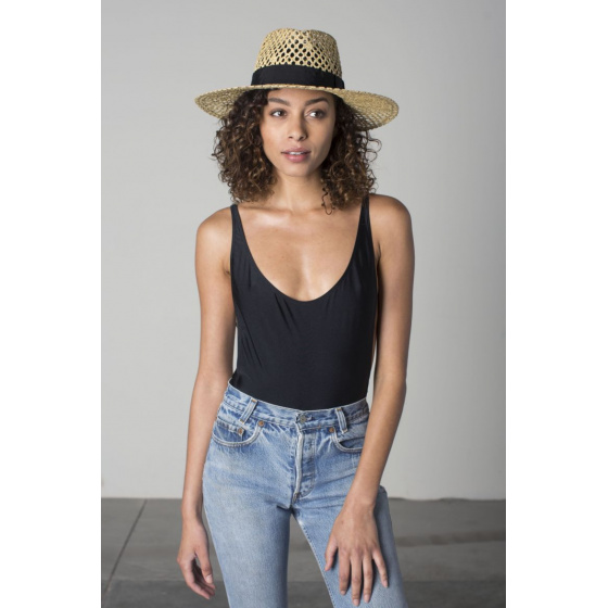 Natural Paper Straw Kelly Traveller Hat - Brixton Natural Paper Straw Kelly Traveller Hat - Brixton