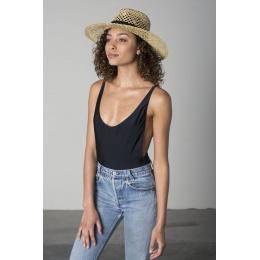 Traveller Kelly Straw Hat Natural Paper - Brixton