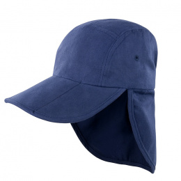 Assouan Blue Cotton Saharan Cap - Traclet