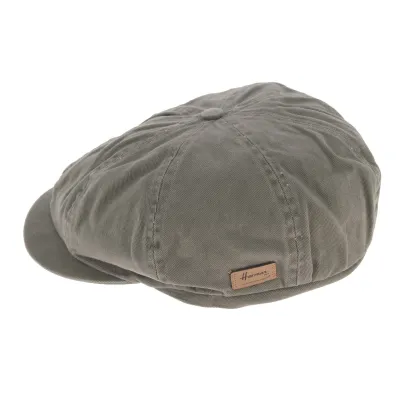 8 Panel Advencer Cotton Cap Grey - Herman Reference: 5595 | Traclet Hat Shop