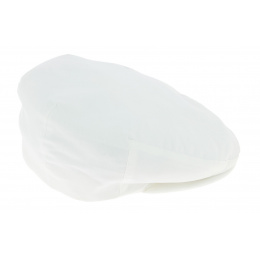 Wavre Waterproof Flat Cap White - City Sport