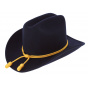 Navy Wool Felt Union Officer Hat - Traclet