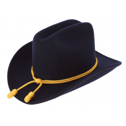 Union Officer Hat Navy Wool Felt - Traclet