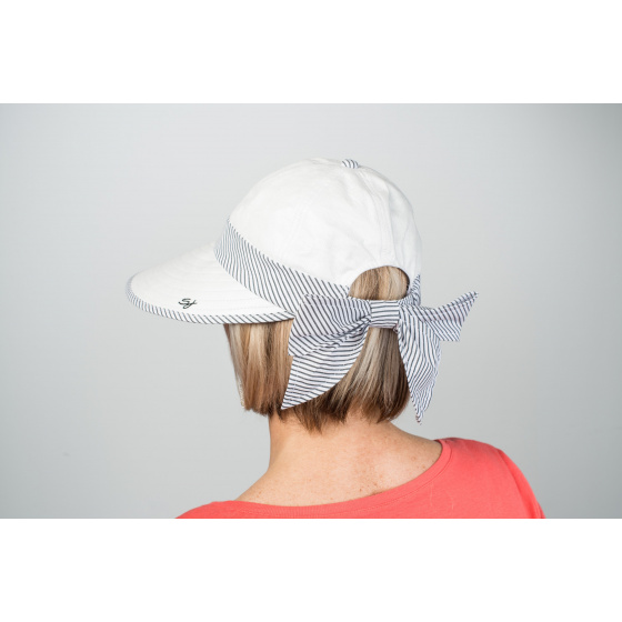 High Protection Bauloise White Visor Cap - Soway