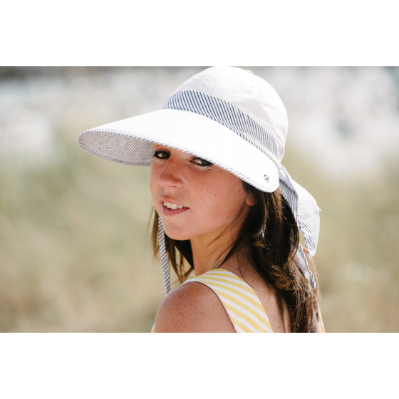 High Protection Bauloise White Visor Cap - Soway