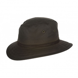 Chapeau de pluie NewZealand marron - UPF 50+