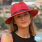 Traveller Marina Ruby Natural Fiber Hat - Rigon Headwear