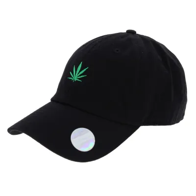 Casquette Strapback Chanvré Coton Noir - Kbethos Reference : 646 | Chapellerie Traclet