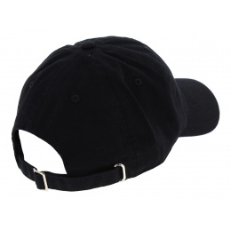 Hemp Cotton Black Strapback Cap - Kbethos