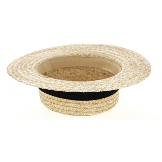 Natural Straw Boater Traclet Natural Straw Boater Traclet
