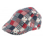 Lubbock Patchwork Cotton Adjustable Cap - Aussie Apparel