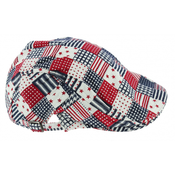 Casquette Réglable Lubbock Patchwork Coton - Aussie Apparel
