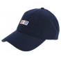Indie Navy Cotton Strapback Cap Blue - Official