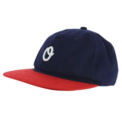 Miles Cotton Strapback Cap Blue & Red - Official Reference: 1602 | Traclet Hat Shop