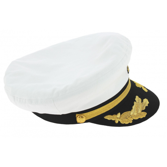 White Captain's Cap - Traclet White Captain's Cap - Traclet