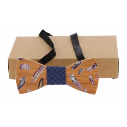 Maple Wood Tongario Bow Tie - Traclet