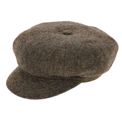 Stetson Midtown Wool Newsboy Cap - Brown Reference: 3851 | Traclet Hat Shop