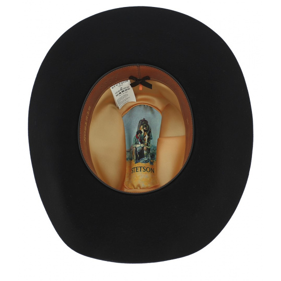 Black Wool Felt Cattleman Cowboy Hat - Stetson