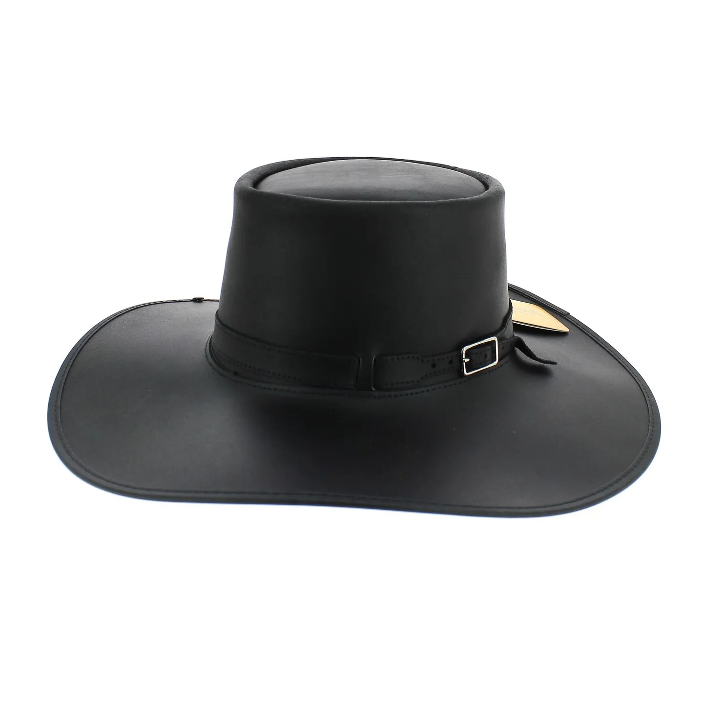 Chapeau grand bord cuir - achat chapeau grande taille Reference : 7598 | Chapellerie Traclet