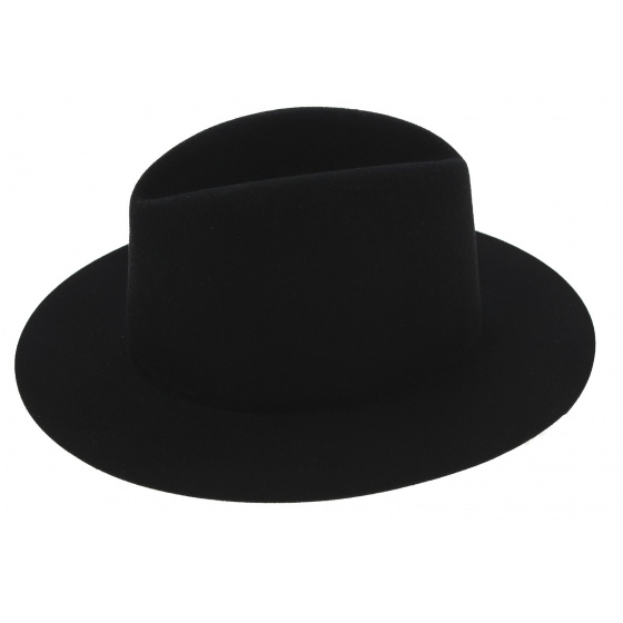 Black Wool Felt Badlands Traveller Hat - Stetson