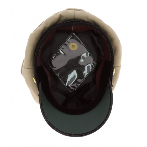 Captain Sydney Cotton Sailor Cap Beige - Traclet