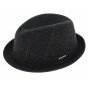 Clayton Player Hat Grey Wool Felt - Stetson