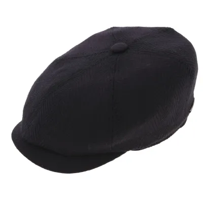 Stetson Newington Hatteras Cap Plum Wool Reference: 7603 | Traclet Hat Shop