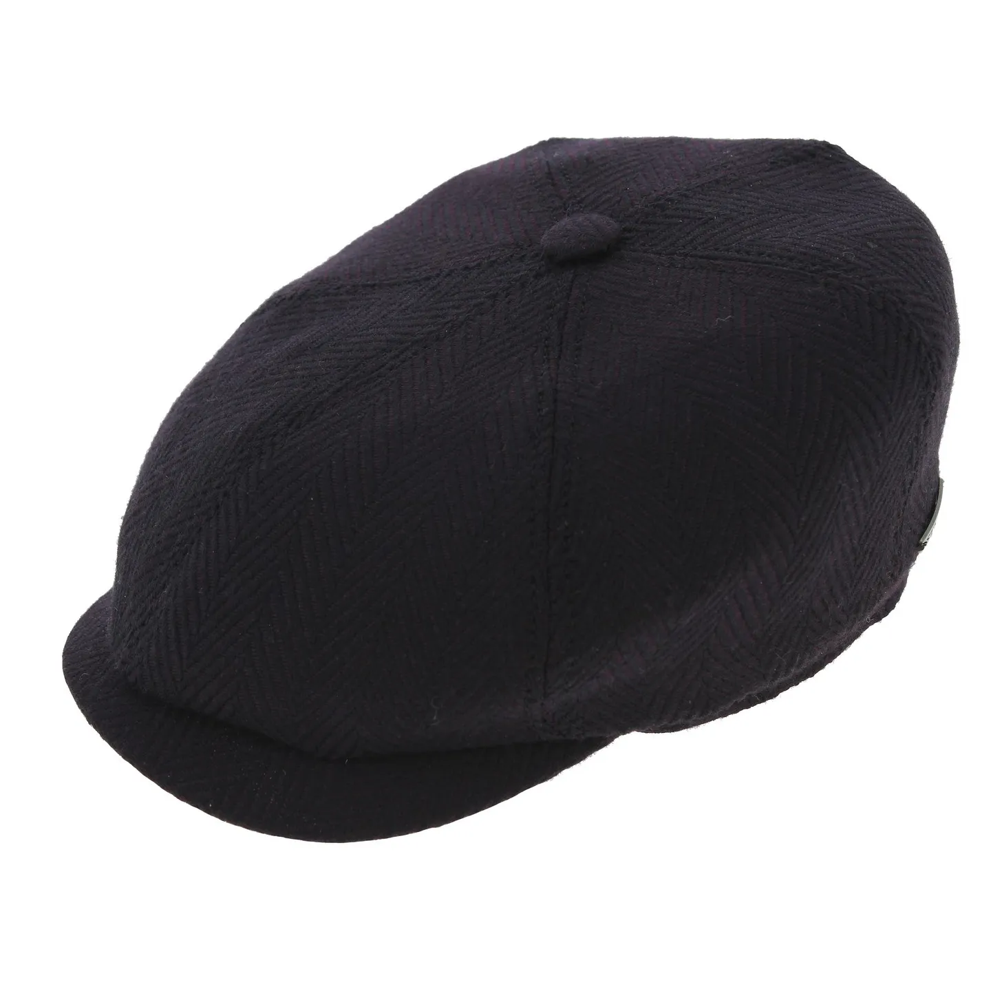 Stetson Newington Hatteras Cap Plum Wool Reference: 7603 | Traclet Hat Shop