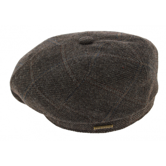 Brown Wool Brooklin Stonehaven Cap - Stetson
