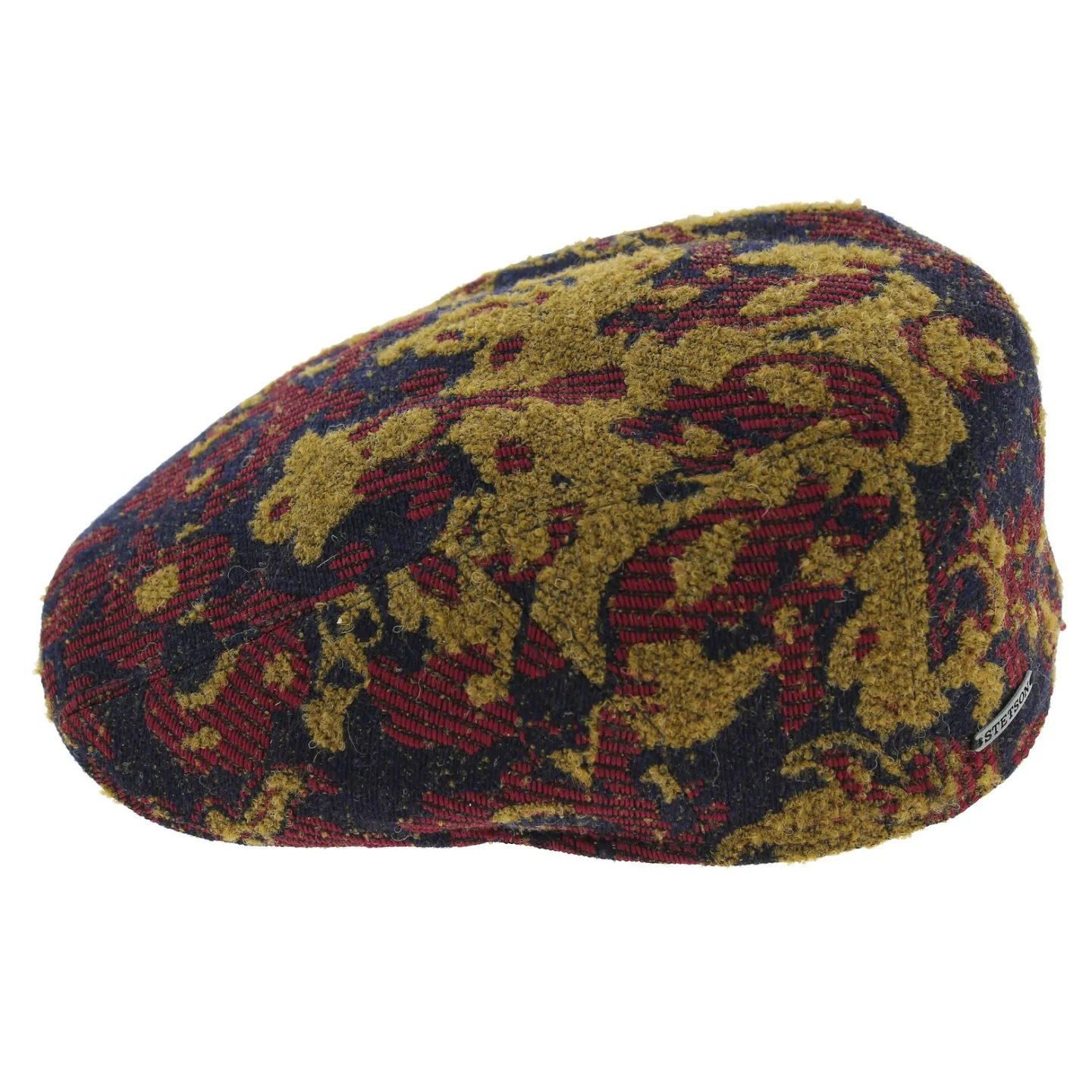 Ornament Flat Cap Wool & Cotton - Stetson Reference: 7604 | Traclet Hat Shop