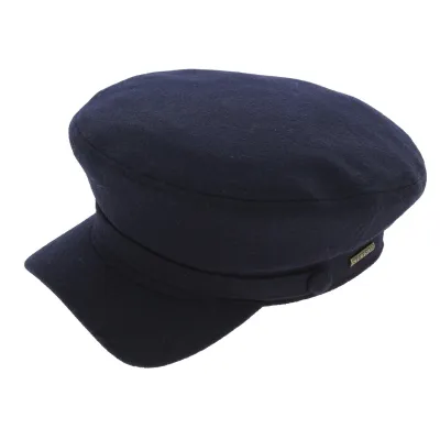 Riders Marine Cap Virgin Wool Navy - Stetson Reference: 4430 | Traclet Hat Shop