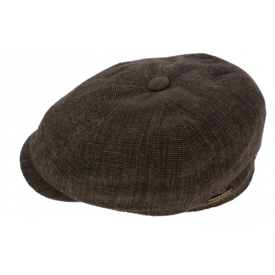 Brooklin Arlington Cotton Cap Brown - Stetson