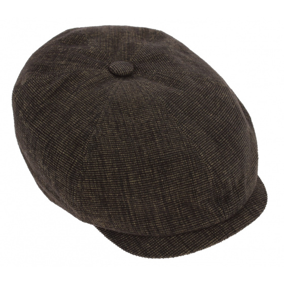 Brooklin Arlington Cotton Cap Brown - Stetson
