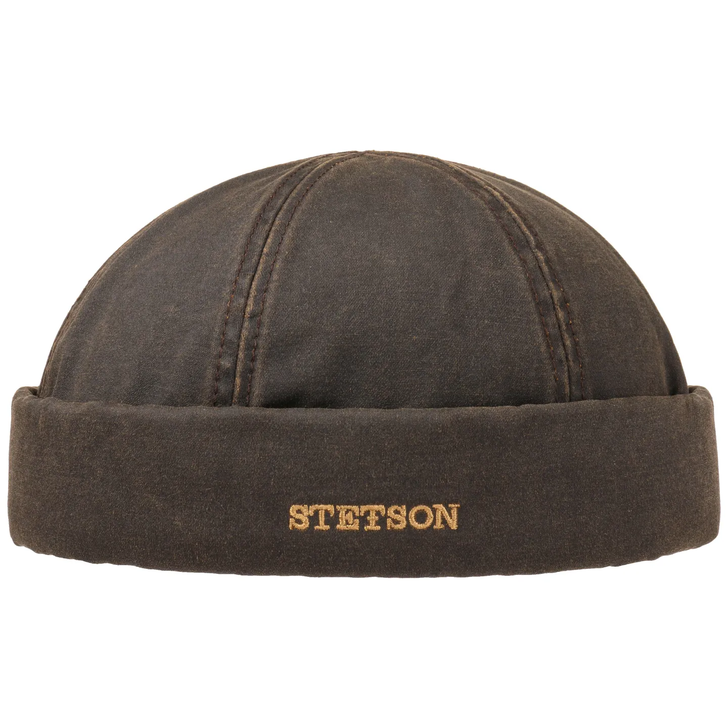 Bonnet Docker Quimper Marron Coton - Stetson Reference : 7609 | Chapellerie Traclet