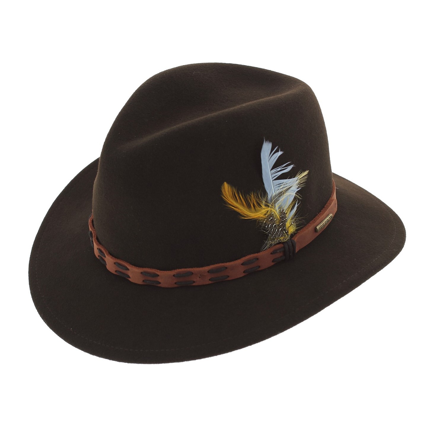 Chapeau Traveller Thompson Feutre Laine Marron - Stetson