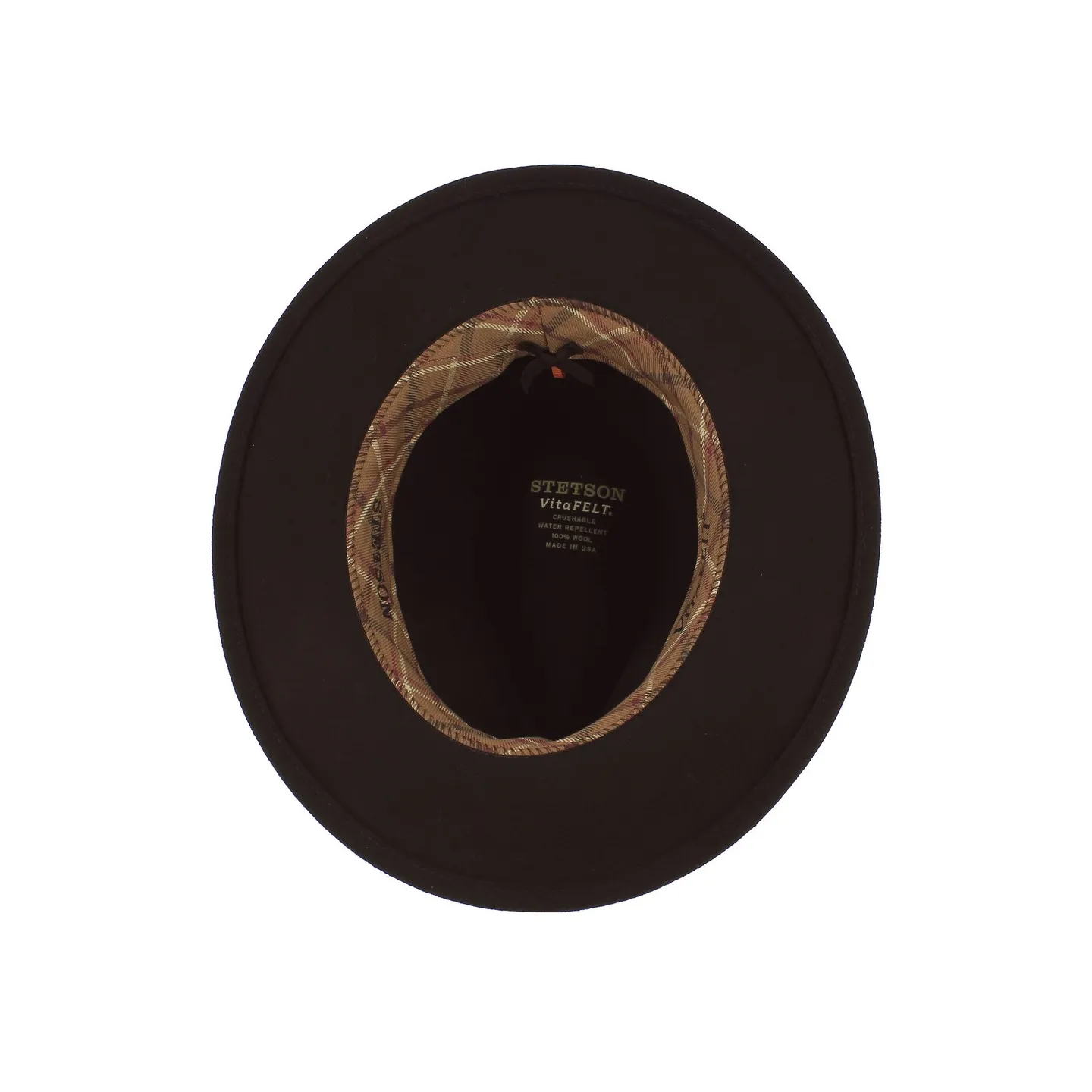 Chapeau Traveller Thompson Feutre Laine Marron - Stetson Reference : 386 | Chapellerie Traclet