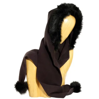 Brown Fleece Norell Hood traclet Reference: 4998 | Traclet Hat Shop