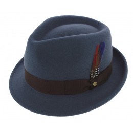 Richmond Trilby Wool Felt Hat Blue - Stetson