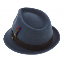 Richmond Trilby Wool Felt Hat Blue - Stetson
