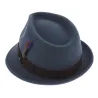 Chapeau Trilby Richmond Feutre Laine Bleu - Stetson Reference : 2692 | Chapellerie Traclet