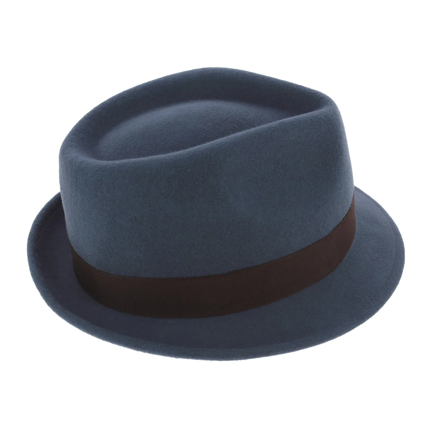 Chapeau Trilby Richmond Feutre Laine Bleu - Stetson Reference : 2692 | Chapellerie Traclet